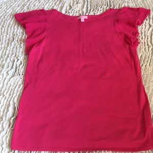 Lilly Pulitzer flutter sleeve Brianna Top